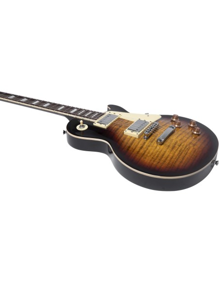 EKO LS300-HB LS 300 – Guitare électrique type LP Vintage Honey Burst – photo complémentaire 2
