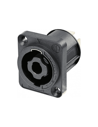 NEUTRIK NL4MPXX – Connecteur châssis - speakon 4 pôles femelle - compatible IEC 62368-1