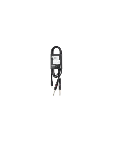 PLUGGER – Câble Y Mini Jack Mâle Stéréo - Jack Mâle Mono 1.50m Easy – photo complémentaire 1