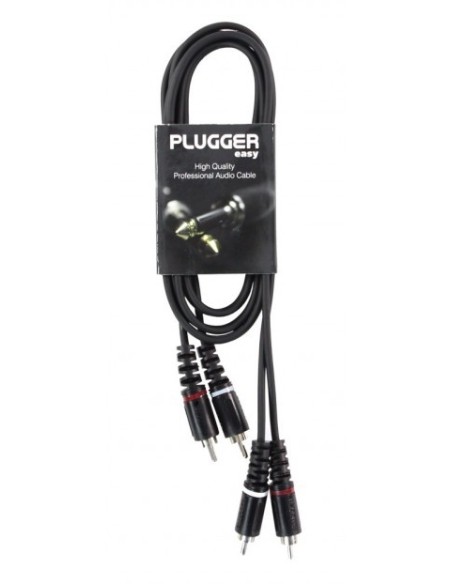 PLUGGER CÂBLE BRETELLE RCA MÂLE – RCA Mâle 1.50m Easy - Câble RCA RCA – photo complémentaire 1