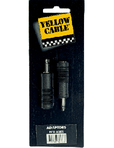 YELLOW CABLE AD05 – Adaptateur Mini jack mono mâle vers jack mono femelle 2