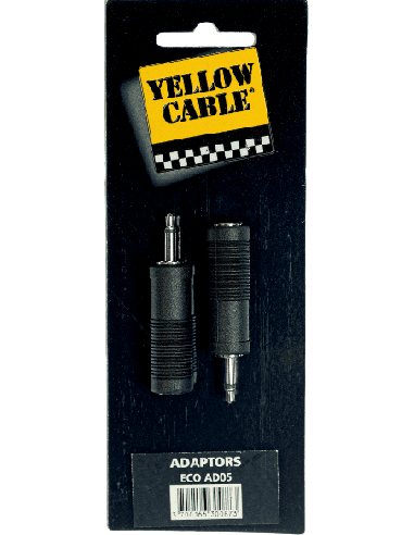 YELLOW CABLE AD05 – Adaptateur Mini jack mono mâle vers jack mono femelle – photo complémentaire 1