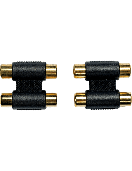 YELLOW CABLE AD15 – Adaptateur 2 RCA femelle vers 2 RCA femelle