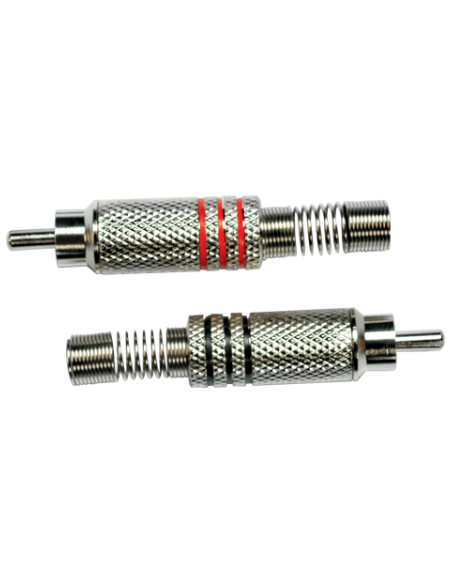 YELLOW CABLE RCA01 – Prise RCA mâle nickel