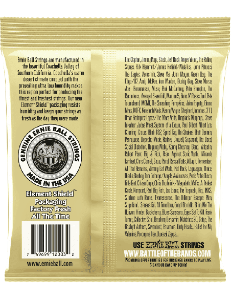 ERNIE BALL CEB 2003 JEUX – Medium light 12-16-24w-32-44-54 corde pour Guitare acoustique – photo complémentaire 1