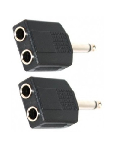 YELLOW CABLE AD07 – Adaptateur Jack mono mâle vers 2 jacks mono femelles