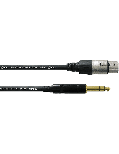 CORDIAL CFM1.5FV – Câble XLR femelle / Jack stéréo mâle 1.5m