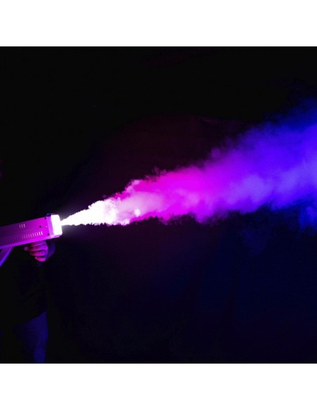 MAC MAH FOG BLASTER 1000 WHITE – Machine à fumée type gun effet CO₂ avec LED stroboscopiques – photo complémentaire 4