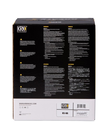 KRK KREATE 5 – Enceinte de Monitoring Compacte Bluetooth 160W (à l’unité) – photo complémentaire 3