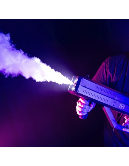 MAC MAH FOG BLASTER 1000 – Machine à fumée type gun effet CO₂ avec LED stroboscopiques – photo complémentaire 2