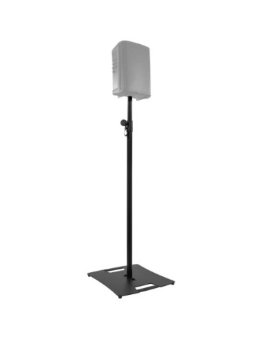 PLUGGER ST240 – Support noir pour enceinte ou éclairage à embase carrée – photo complémentaire 1