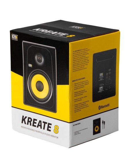 KRK KREATE 8 – Enceinte de Monitoring Active Bluetooth 210W (à l’unité) – photo complémentaire 3