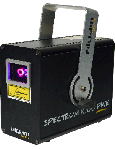 ALGAM LIGHTING SPECTRUM1000PINK – Laser d'animation monocouleur rose 1000mW – photo complémentaire 1