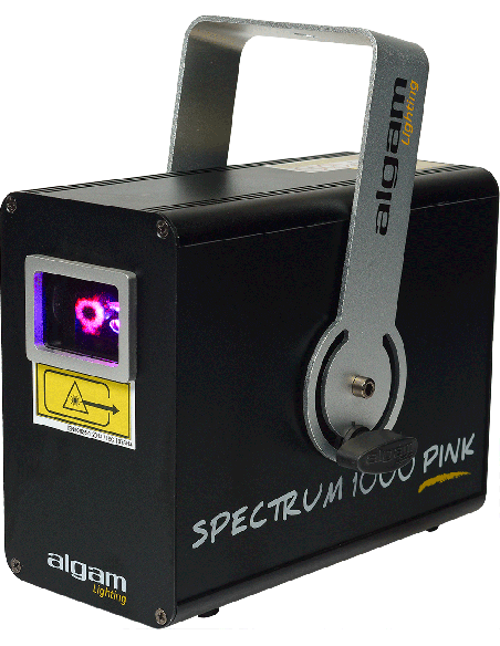 ALGAM LIGHTING SPECTRUM1000PINK – Laser d'animation monocouleur rose 1000mW – photo complémentaire 1