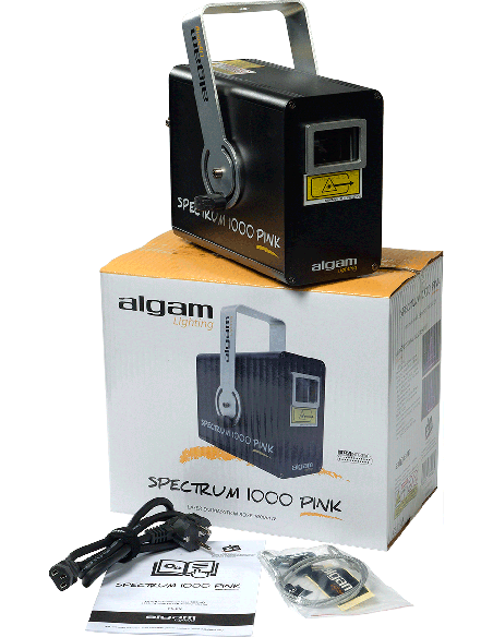 ALGAM LIGHTING SPECTRUM1000PINK – Laser d'animation monocouleur rose 1000mW – photo complémentaire 3
