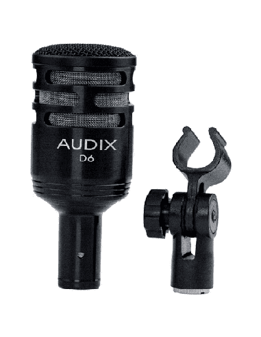 AUDIX D6 – Microphone instrument dynamique cardioïde pour grosses caisses – photo complémentaire 2