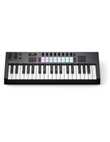 NOVATION LAUNCHKEY-37-MK4 – Clavier maître 37 touches avec pads encodeurs et écran OLED – photo complémentaire 1
