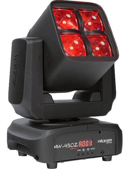 ALGAM LIGHTING MW430ZOOM – Lyre Wash 4 x 30W RGBW avec Zoom – photo complémentaire 3