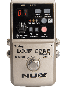 NUX LOOPCORE-DELUXE – Looper et boîte à rythmes + pédalier 2 voies 2