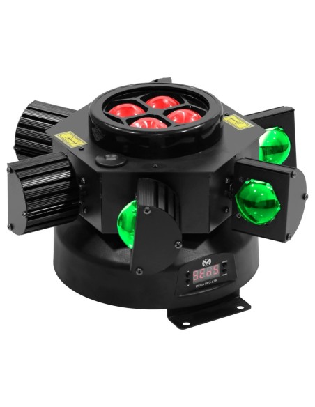 MACMAH MEGA UFO-LZR – Jeu de lumière 3 effets à LED – photo complémentaire 1