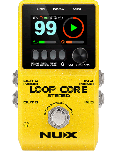 NUX LOOPCORE-STEREO – Looper et boîte à rythmes stéréo – photo complémentaire 1