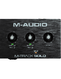 M-AUDIO MTRACK-SOLO – Carte son 2 canaux 1 entrées combo + entrée jack instrument/ligne 2