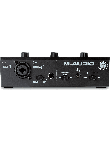 M-AUDIO MTRACK-SOLO – Carte son 2 canaux 1 entrées combo + entrée jack instrument/ligne – photo complémentaire 2
