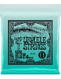 ERNIE BALL – CEB 2326 Jeux - Nylon noir à boule 28-32-40-28 pour ukulélé