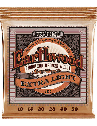 ERNIE BALL – CEB 2150 Jeux - Extra light 10-14-20w-28-40-50 pour guitare acoustiques