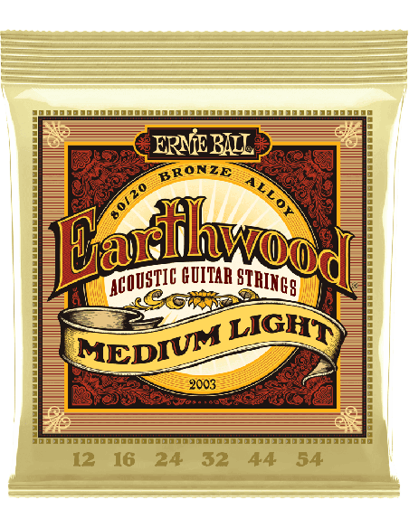 ERNIE BALL CEB 2003 JEUX – Medium light 12-16-24w-32-44-54 corde pour Guitare acoustique