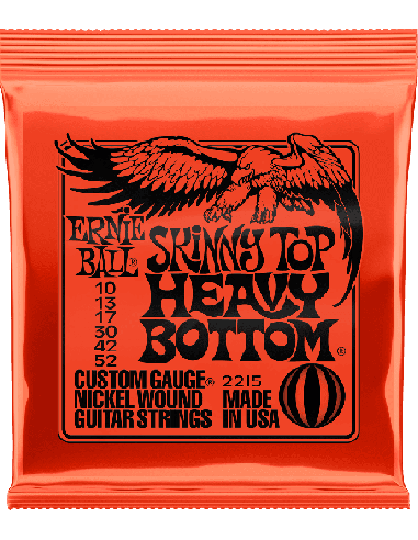 ERNIE BALL CEB 2215 – Jeux Skinny top HB 10-13-17-30-42-52 pour guitare électrique