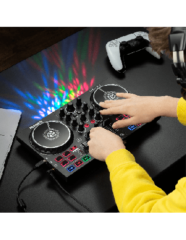 NUMARK PARTY MIX II – Contrôleur DJ USB 2 voies avec jeux de lumières intégrés – photo complémentaire 1