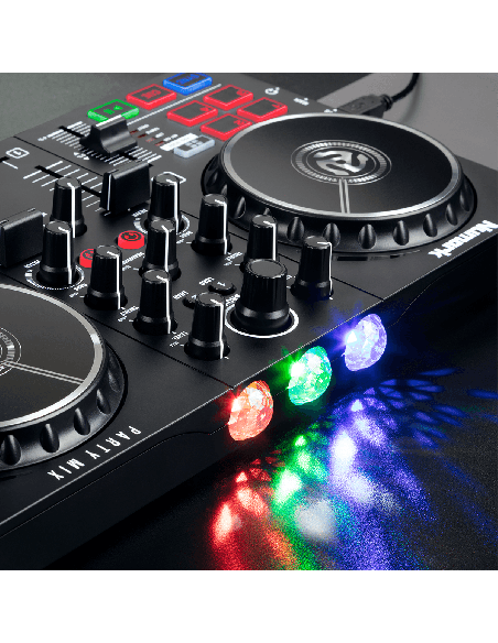 NUMARK PARTY MIX II – Contrôleur DJ USB 2 voies avec jeux de lumières intégrés – photo complémentaire 2