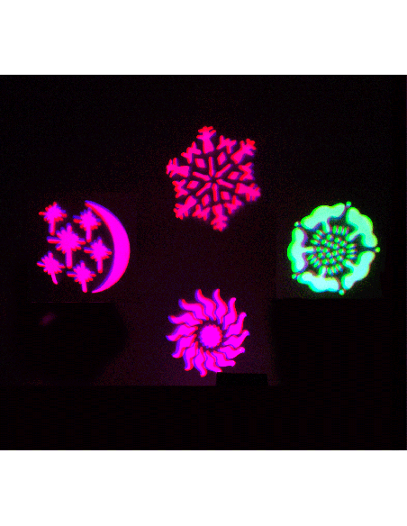 AFX COMET-GOBO – Effet de lumière DMX a led RGVBB avec 5 gobos – photo complémentaire 3