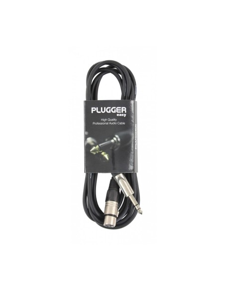 PLUGGER CÂBLE XLR FEMELLE – Jack Mâle Stéréo 6m Easy - Câble Micro – photo complémentaire 2