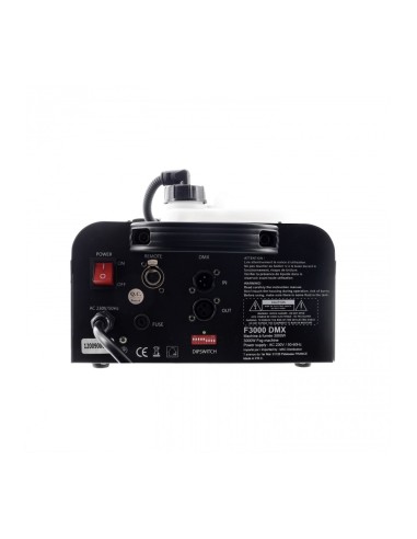 Panneau arrière de la BoomTone DJ F3000 DMX
