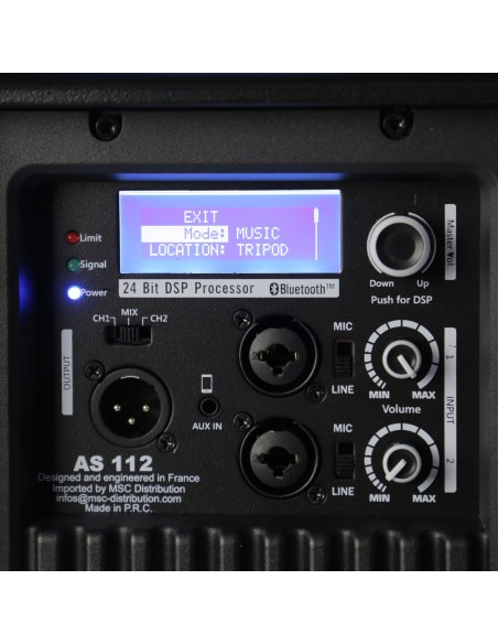 Mac Mah AS 112 - Enceinte 12 pouces pour DJ et sonorisation