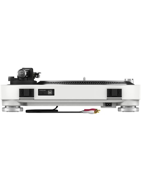Pioneer DJ PLX-500-W - Platine vinyle blanche avec sortie USB et Phono Line
