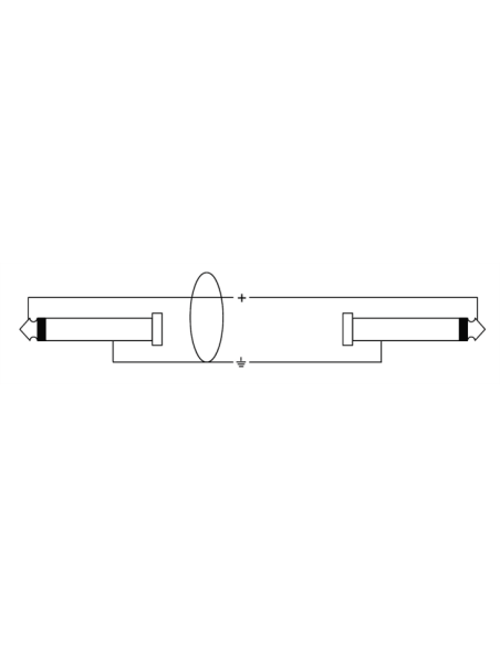 Cordial CFI 0.6 RR – Câble jack 6,35 mm mono coudé vers jack mono coudé, 0,6 m - vue 2