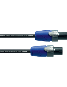 Cordial CPL 10 LL2 – Câble haut-parleur Speakon 2 pôles vers Speakon, 10 m