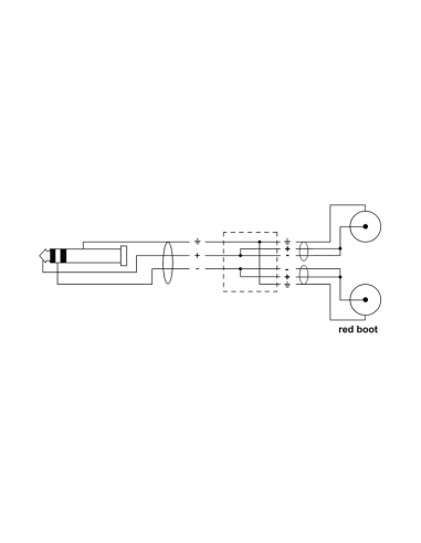 Cordial EY 1.5 WCC – Câble en Y mini-jack 3,5 mm stéréo vers 2 RCA mâles, 1,5 m - vue 2