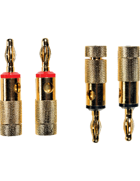 Yellow Cable ECO BANANE - Lot de 4 fiches banane