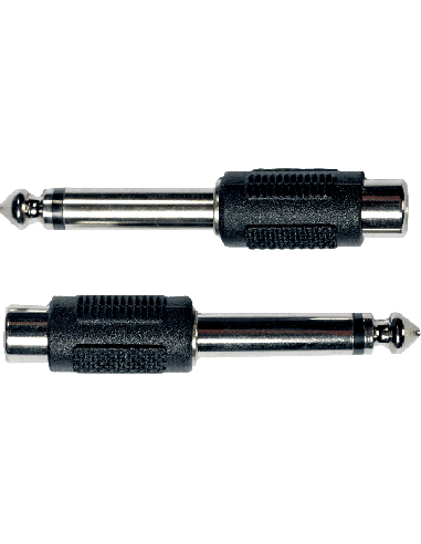 Yellow Cable AD03 - Adaptateur jack 635 mm mono mâle vers RCA femelle