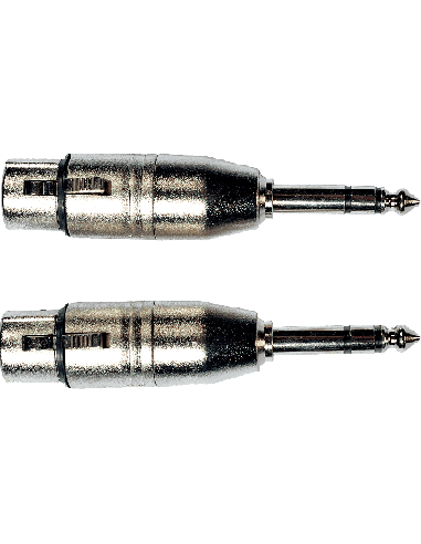 Yellow Cable AD26 - Adaptateur jack 635 mm stéréo mâle vers XLR femelle
