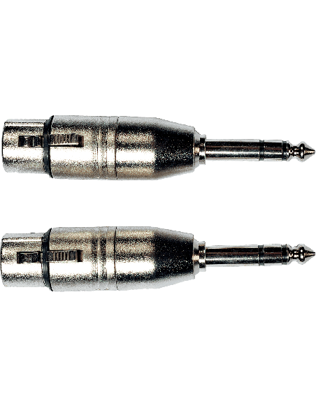 Yellow Cable AD26 - Adaptateur jack 635 mm stéréo mâle vers XLR femelle