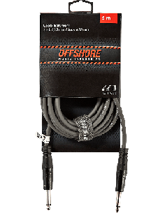Offshore IJACK-5 - Câble jack 635 mm mono mâle vers mâle 5 m