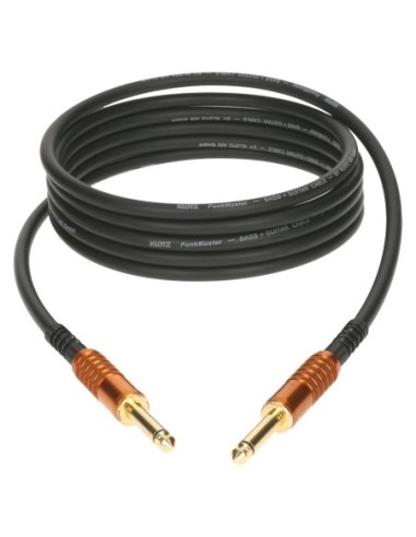 Klotz TM-0300 FunkMaster - Câble instrument jack 635 mm pour basse 3 m - vue 2