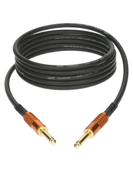 Klotz TM-0300 FunkMaster - Câble instrument jack 635 mm pour basse 3 m - vue 2