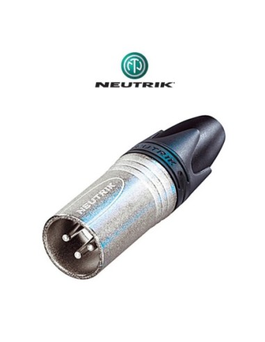 Neutrik NC3MXX - Fiche XLR mâle 3 broches corps métal