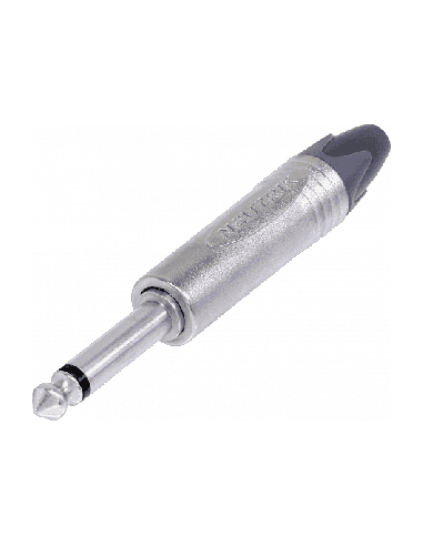 Neutrik NP2X - Fiche jack 635 mm mono mâle droite corps métal